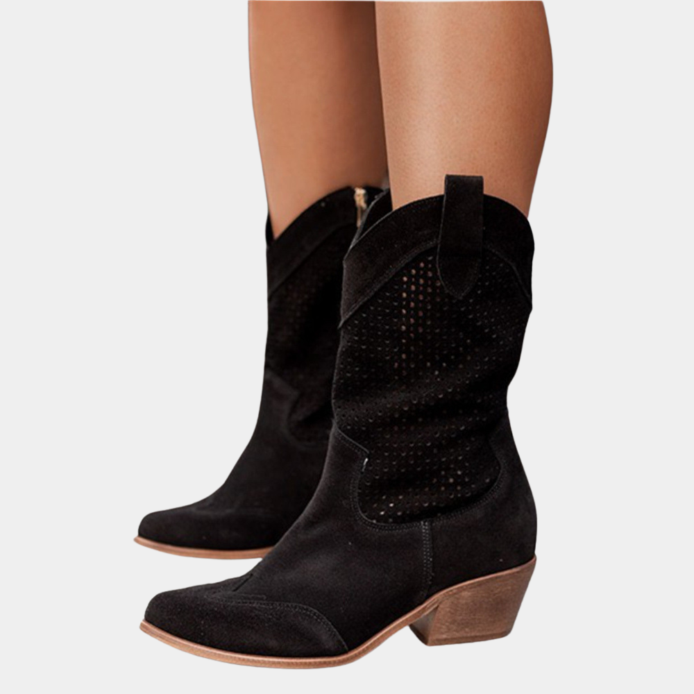 CLAURY - Atmungsaktive Damen-Cowboystiefel